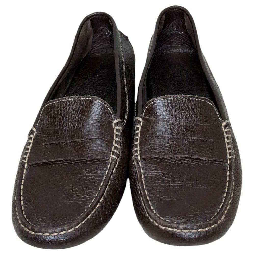 TODS Driving Loafers Shoes Leather Size 40EU - Picture 4 of 6